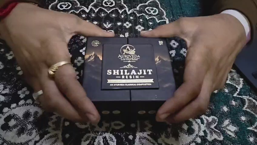 Auriveda Pure Shilajit Authentic Unboxing