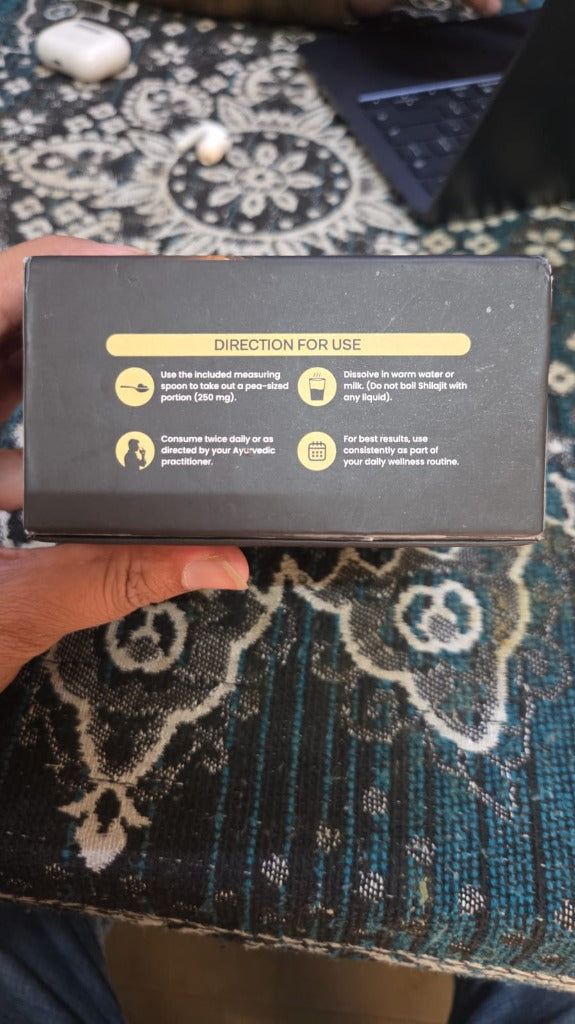 Auriveda Shilajit Directions for Use